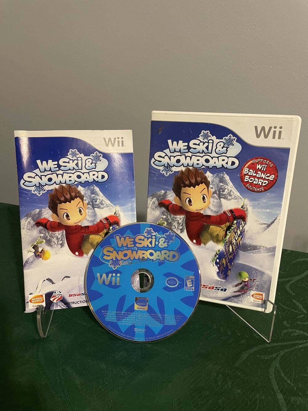 We Ski And Snowboard (Nintendo Wii Game, 2008) CIB Complete W/ Manual